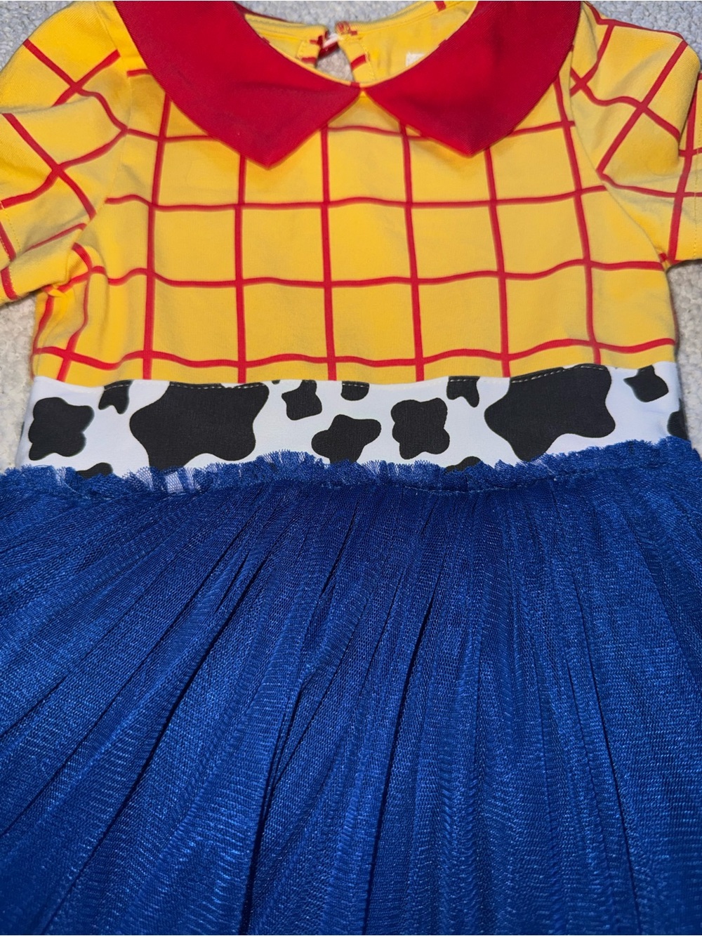 Taylor Joelle Woody Toy Story Tutu Dress Size 2 - Picture 3 of 4